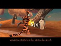 une photo d'Ã©cran de Winnie l Ourson - La chasse au miel de Tigrou sur Sony Playstation